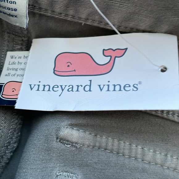 Vineyard Vines Women’s Skinny Utility Pants in Sharkskin Gray. Size 14. NWT. - Picture 9 of 13